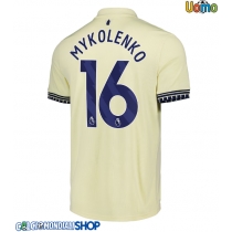 Maglie da calcio Everton Vitaliy Mykolenko #16 Seconda Maglia 2025-26 Manica Corta
